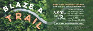 blaze a trail balance transfer promo